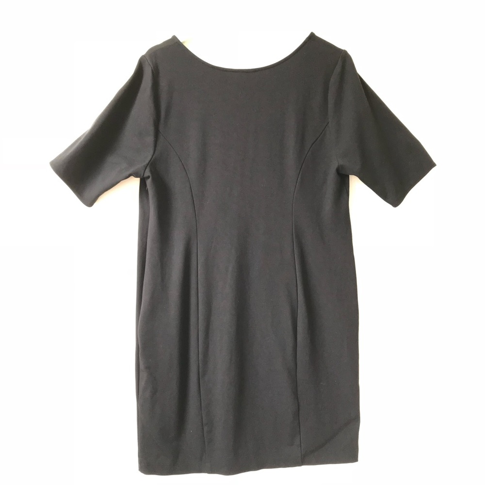 Lane Bryant Black Lace Panel Stretch Sheath Dress - Picture 2 of 5